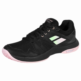Babolat Women's Shadow Team 2 - Black/Pink Badminton Shoes Vs Volleyball Shoes