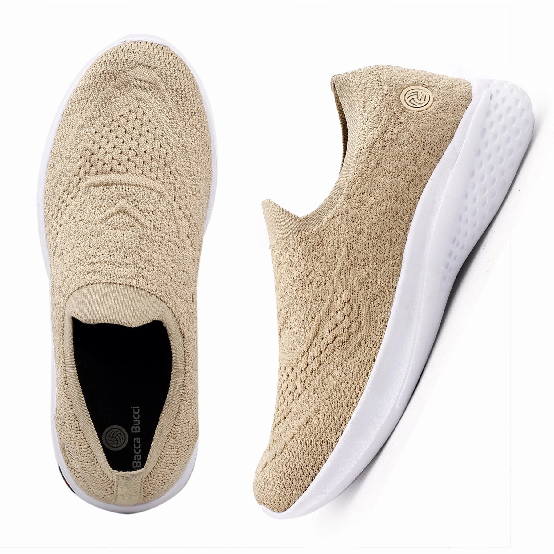 Bacca Bucci Women's WALKER Slip-On Walking Breathable Mesh Sports Shoes Sneakers Vs Walking Running Vs Walking