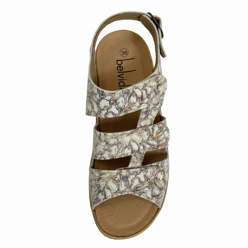 Belvida Portina Carlysle Perle Plasma Sandal (Women's) Peyton Sandals