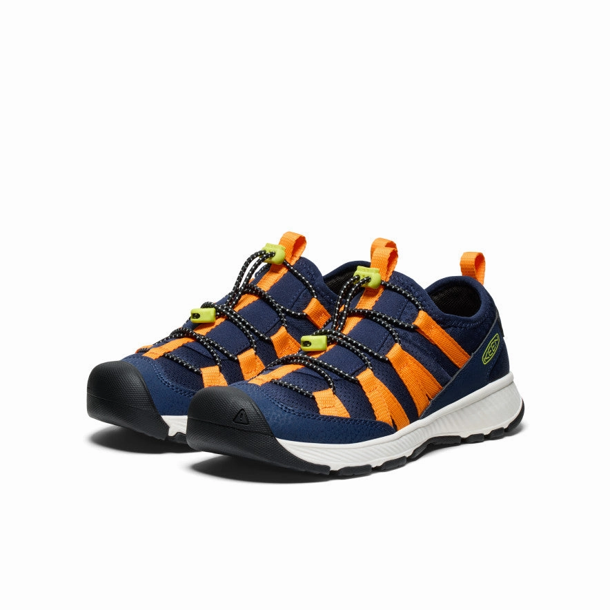 Big Kids' Motozoa Sneaker  |  Naval Academy/Bright Marigold Waterproof Shoes Made