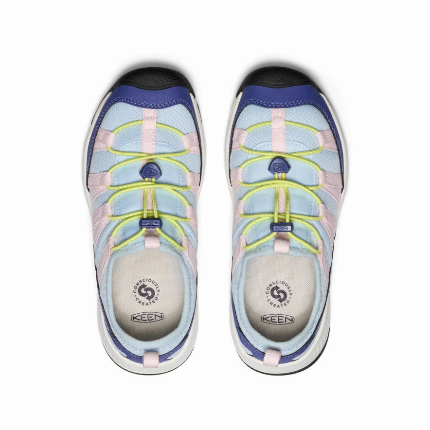 Big Kids' Motozoa Sneaker  |  Skipper Blue/Giggle Pink Waterproof Long Shoes