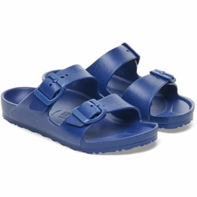 Rafia Sandals Birkenstock Arizona EVA Kids Navy