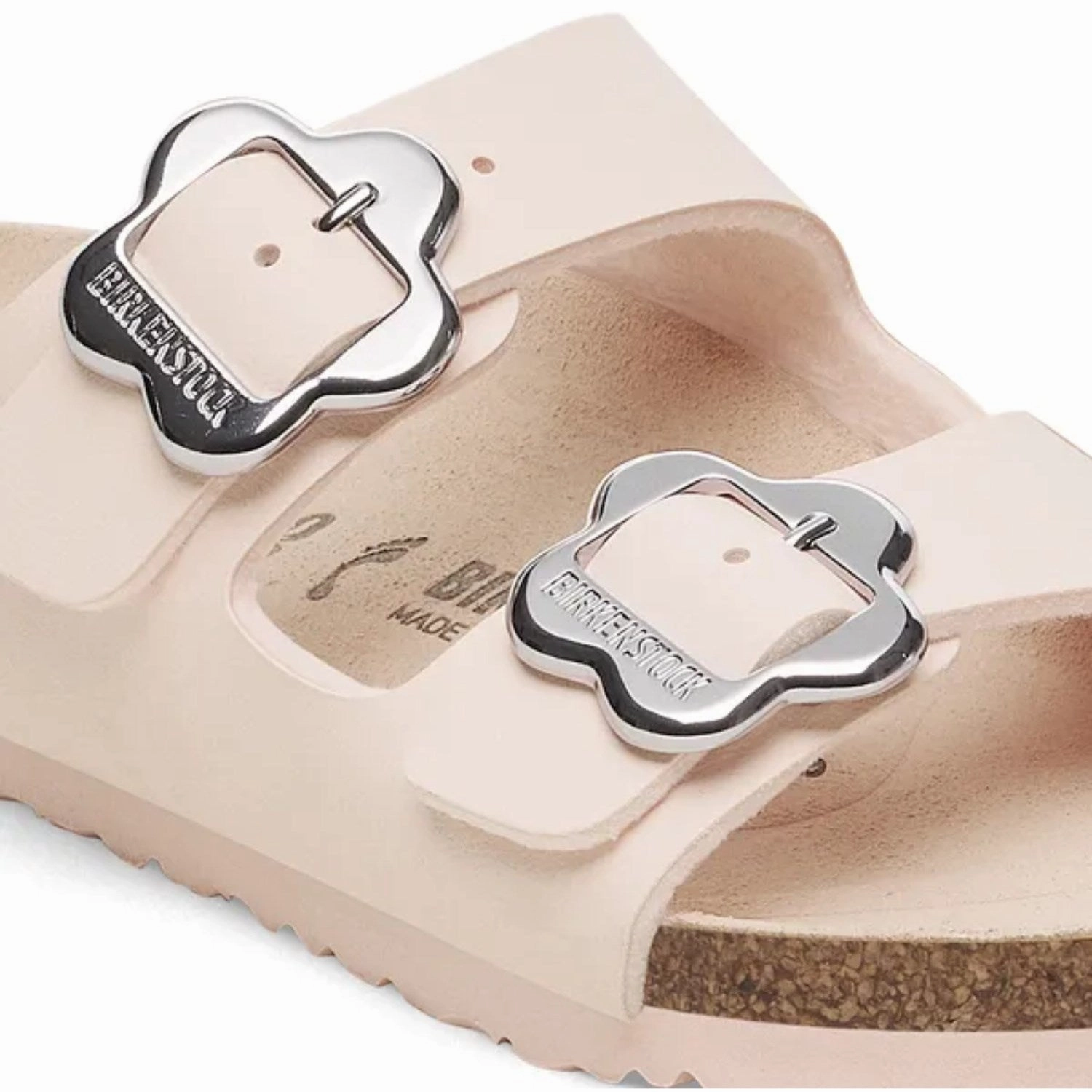 Sandals Bling Birkenstock Arizona Kids Flower Buckle BF Light Rose