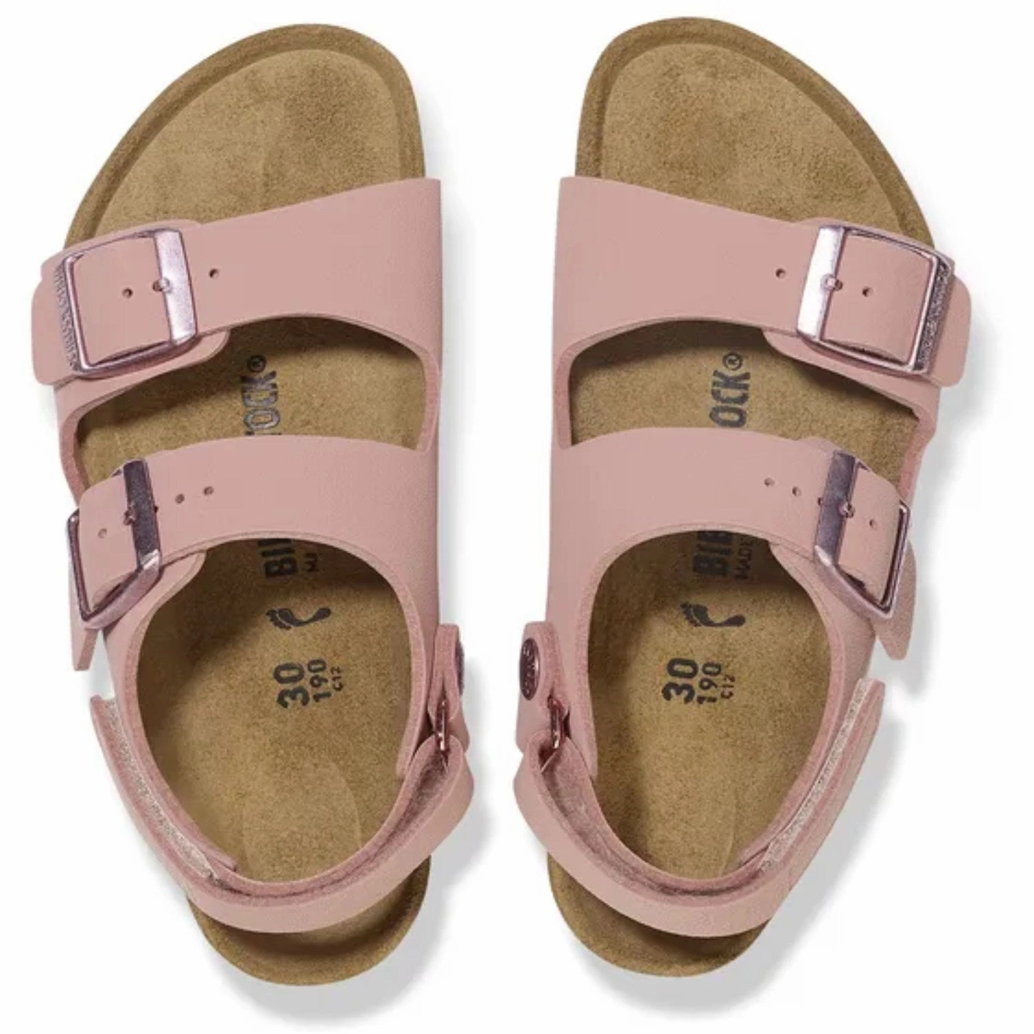 Birkenstock Milano AS Kids BFBC Pink Clay Sandals Kelsi Dagger