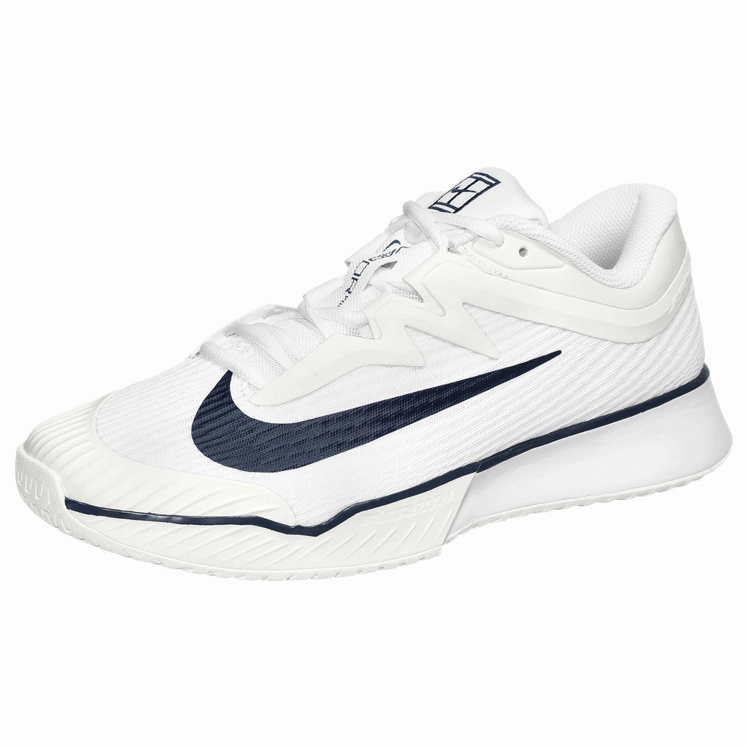 Tim Duncan Tennis Shoes Nike Men's Air Zoom Vapor Pro 3 - Premium Wimbledon - White/Midnight Navy