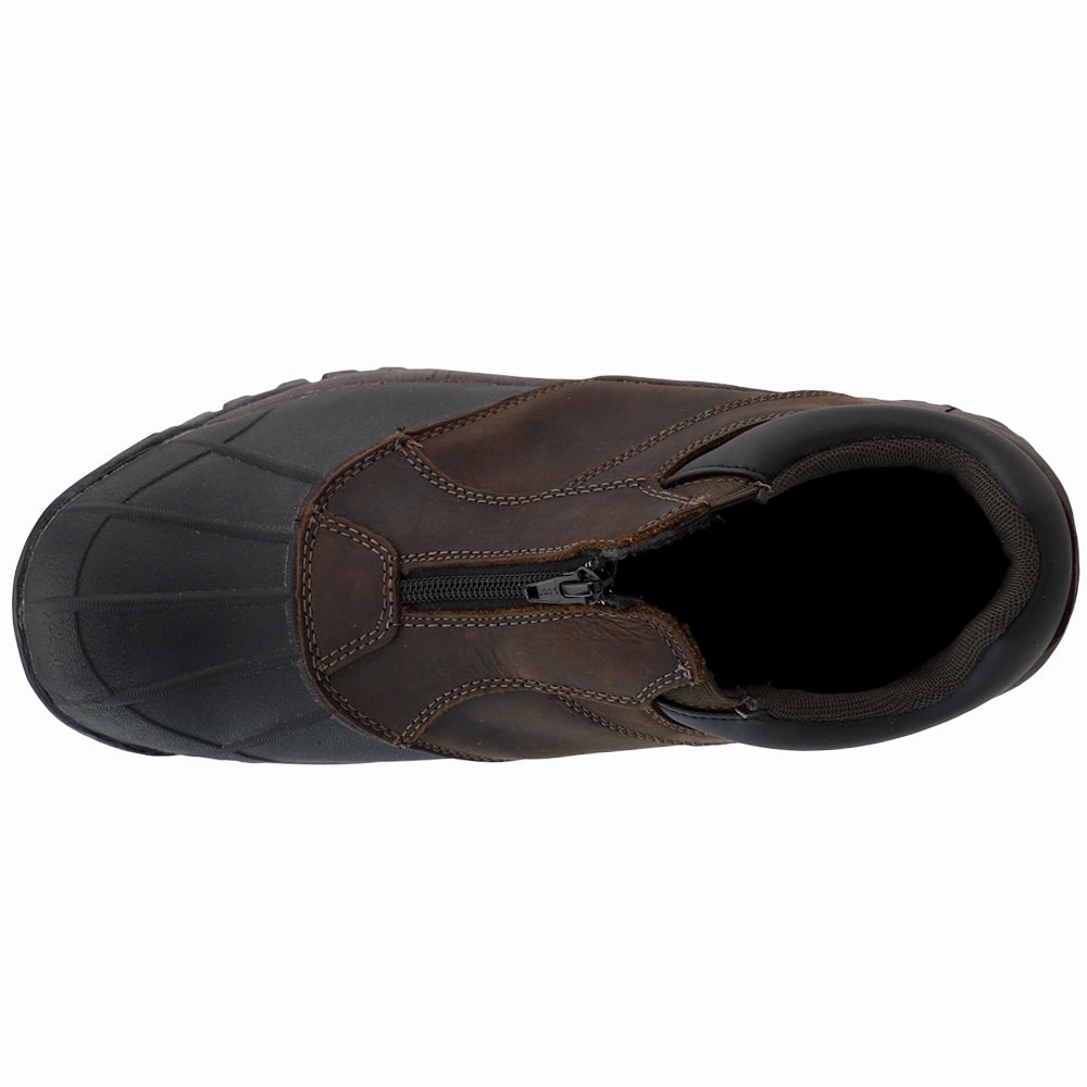 Blizzard Round Toe Zippered Snow Boots 