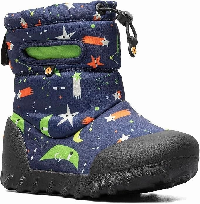 Keen Waterproof Slip On Shoes Bogs B-Moc 73089K-492 Snow Boots Kids  Navy Space Eyes Waterproof Ankle KHD626