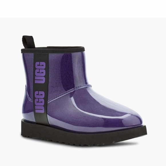 Snow Boots Calf Length UGG Classic Clear Mini Waterproof Boots