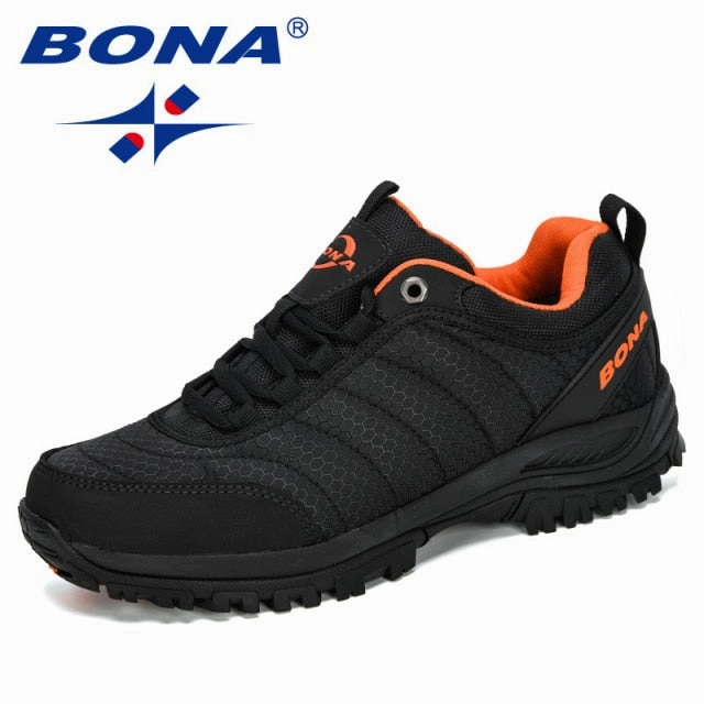Best Hiking Shoes Of 2024 BONA 2020New Arrival Hiking Shoes Man Mountain Climbing Shoes Outdoor Trainer Footwear Men Trekking Sport Sneakers Male Comfy