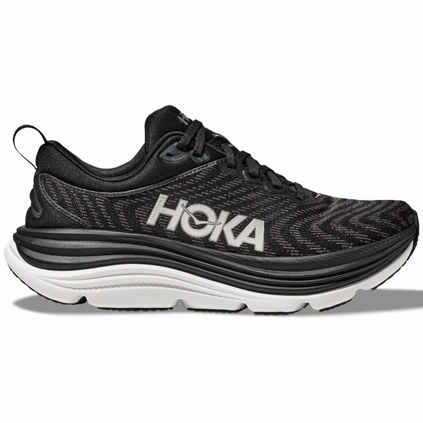 Light Purple Hoka Men's Gaviota 5 Running Shoes Black / White