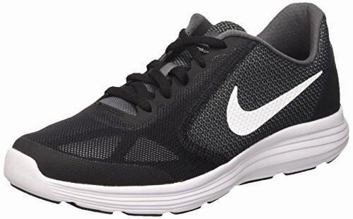 Nike Metcon Gym Shoes Boys Revolution 3 Gs Running Shoe Dark Grey/WhiteBlackPure Platinum 4.5Y