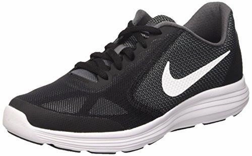 Boys Revolution 3 Gs Running Shoe Dark Grey/WhiteBlackPure Platinum 4.5Y Nike Revolution Running Shoes