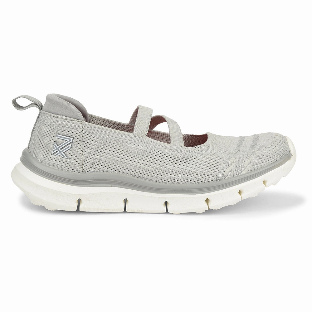 Best Shoes For Walking And Standing All Day Leap7x Light Grey Sports Non Lacing Walking Shoes For Women BUZZ By Liberty