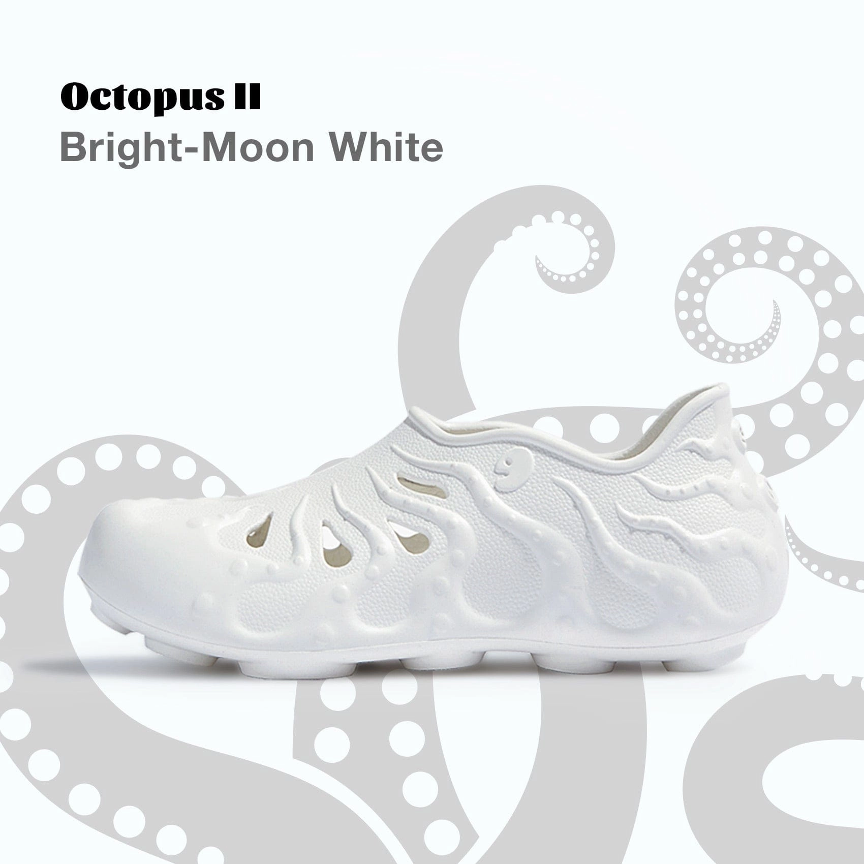 Bright-Moon White Octopus II Women Corkys Sandals