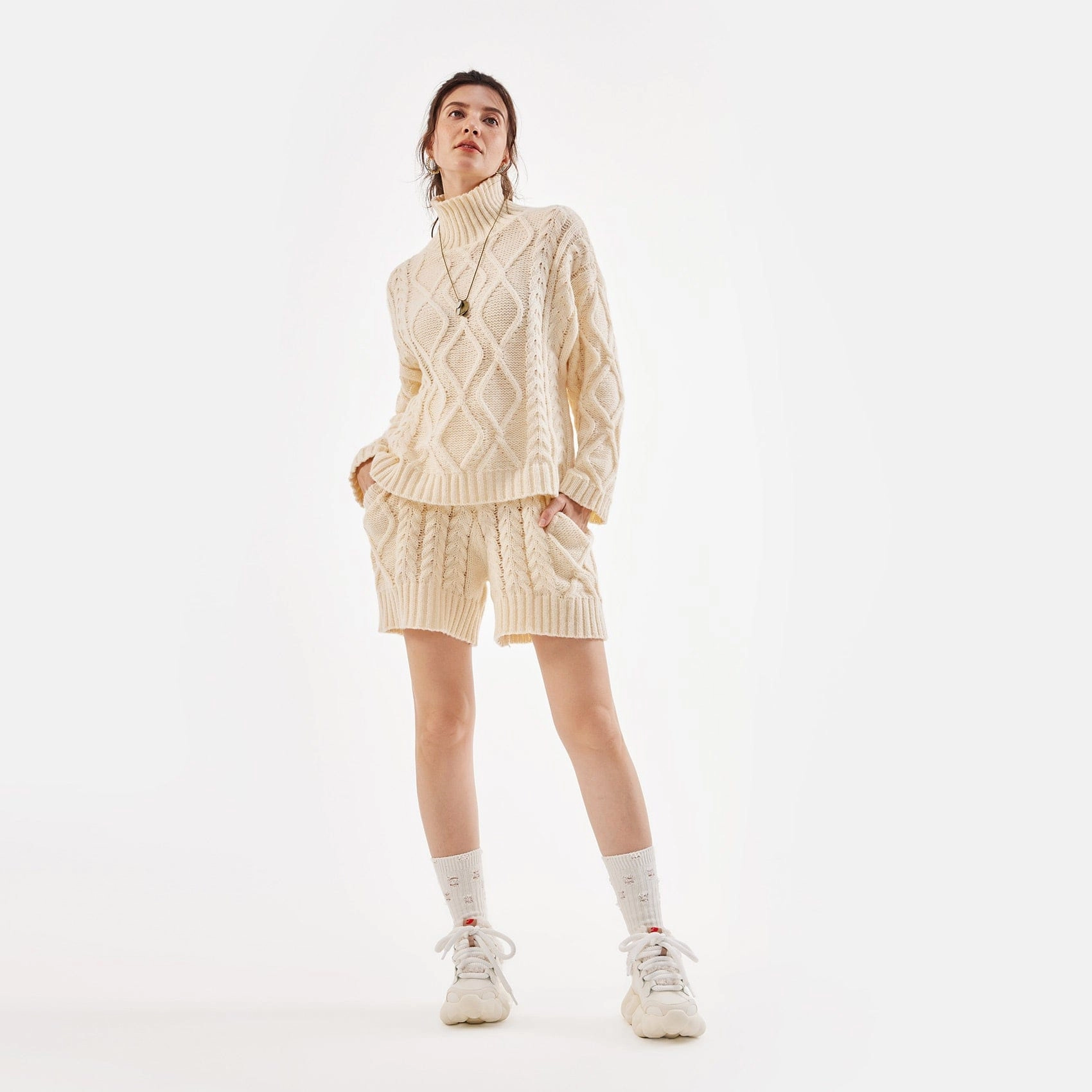 Badminton Shoe Insole Bright White Cloud III Women