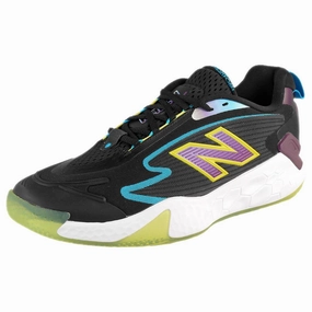 New Balance Men's Fresh Foam X CT-Rally - Unity of Sport - Black/Purple Fade Sparkle Tennis Shoe