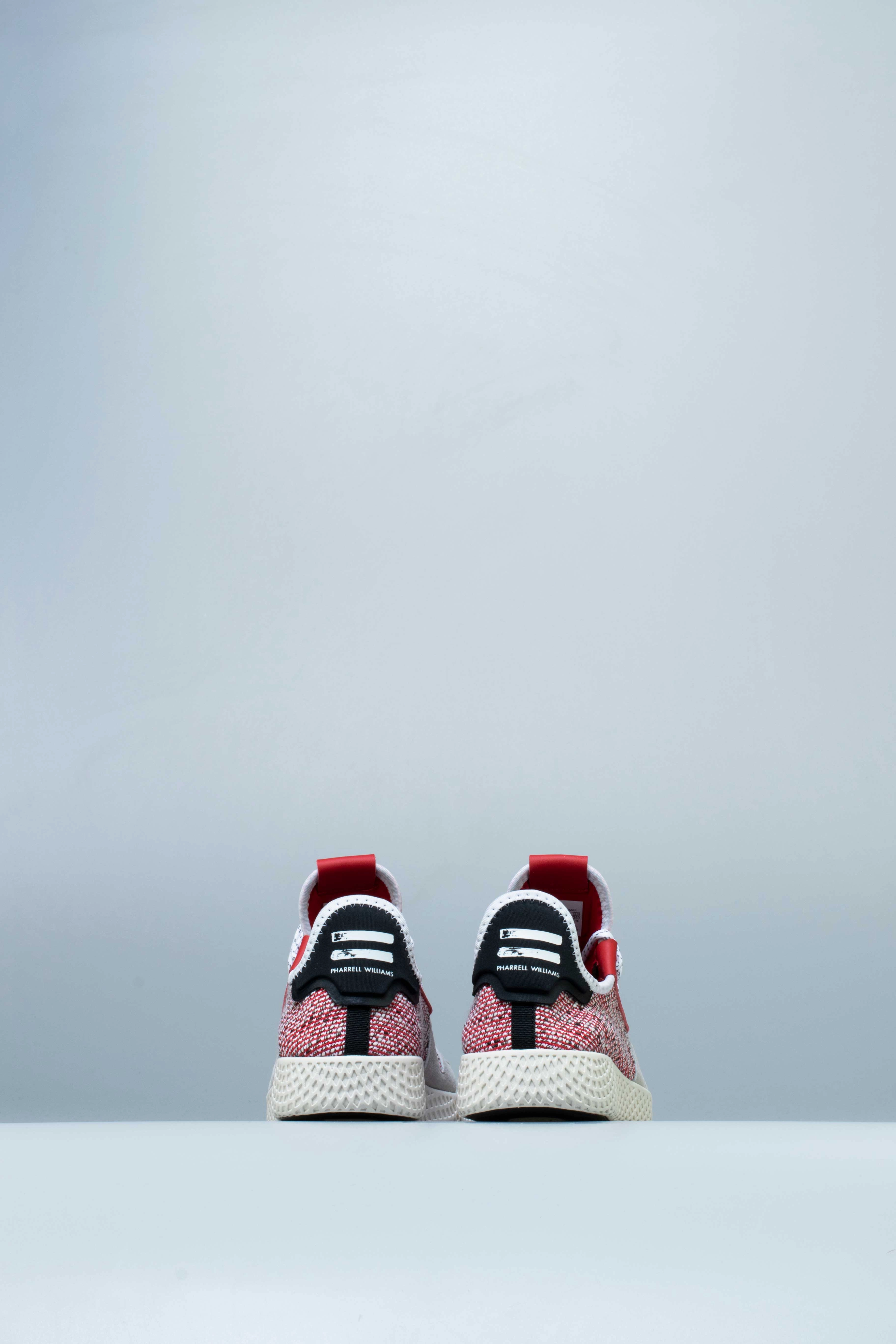 Pharrell Williams Solarhu Tennis V2 Mens Shoe - Scarlet/Feather White/Core Black Size 5 Tennis Shoes