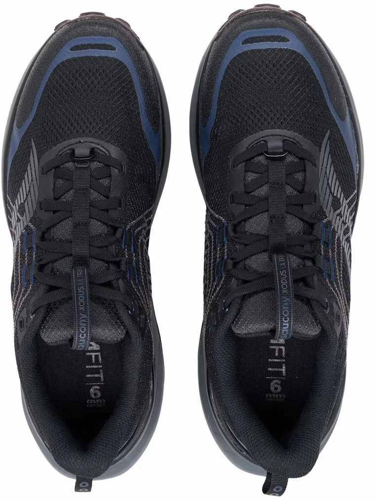 Saucony Xodus Ultra 4 Mens Trail Running Shoes - Black Best Daily Trainer Running Shoes