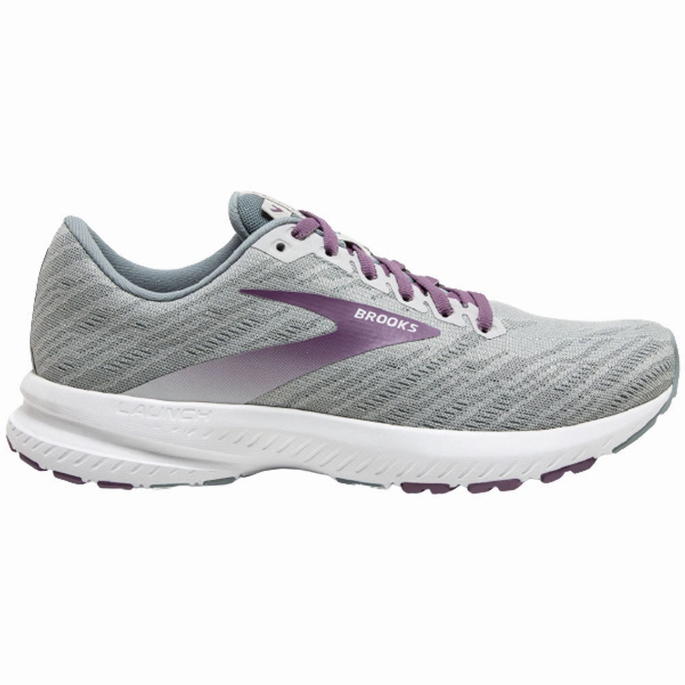 Brooks Launch 7 Antarctica/Lead/Grape Running Shoe (Women's) Better Foam Prowl Slip-on Wide Training Shoes