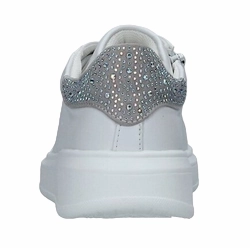 Freddie Mercury Sneakers CafNoir sneakers da ragazza con laccio e zip laterale C-2020 white