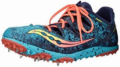 Saucony Cross Training Shoes Carrera Xc Racing Shoe Blue/Vizi Coral 11 M Us