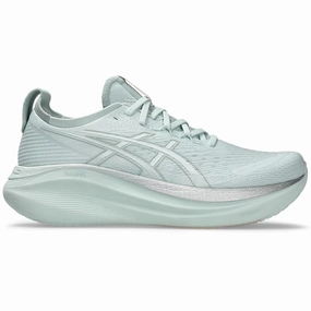 Best Shoes Asics Men's Asics Gel-Nimbus 27, Pure Aqua/White, 12 D Medium