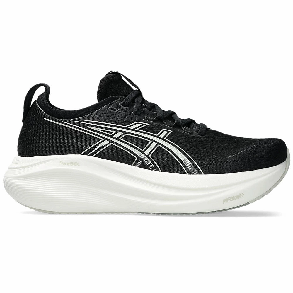 Women's Asics Gel-Nimbus 27, Black/Lake Grey, 9.5 B Medium Asics Gel Kayano Similar Shoes