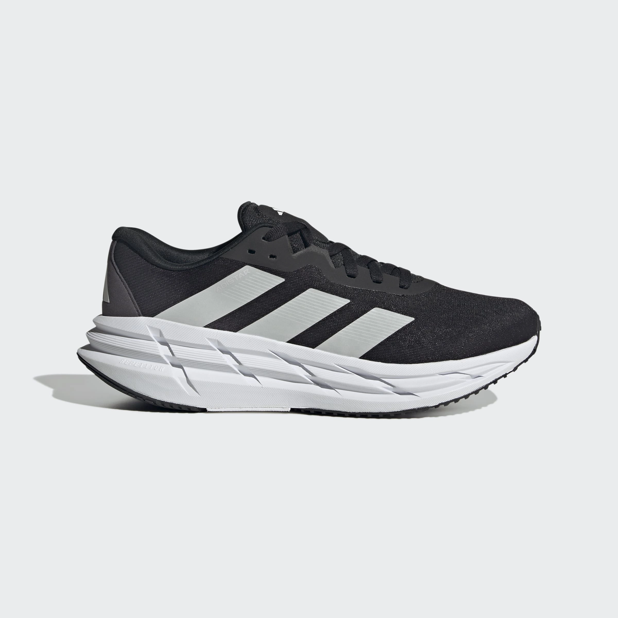ADISTAR 3 SHOES - Core Black / Cloud White / Grey Six Adidas Gamecourt Tennis Shoe