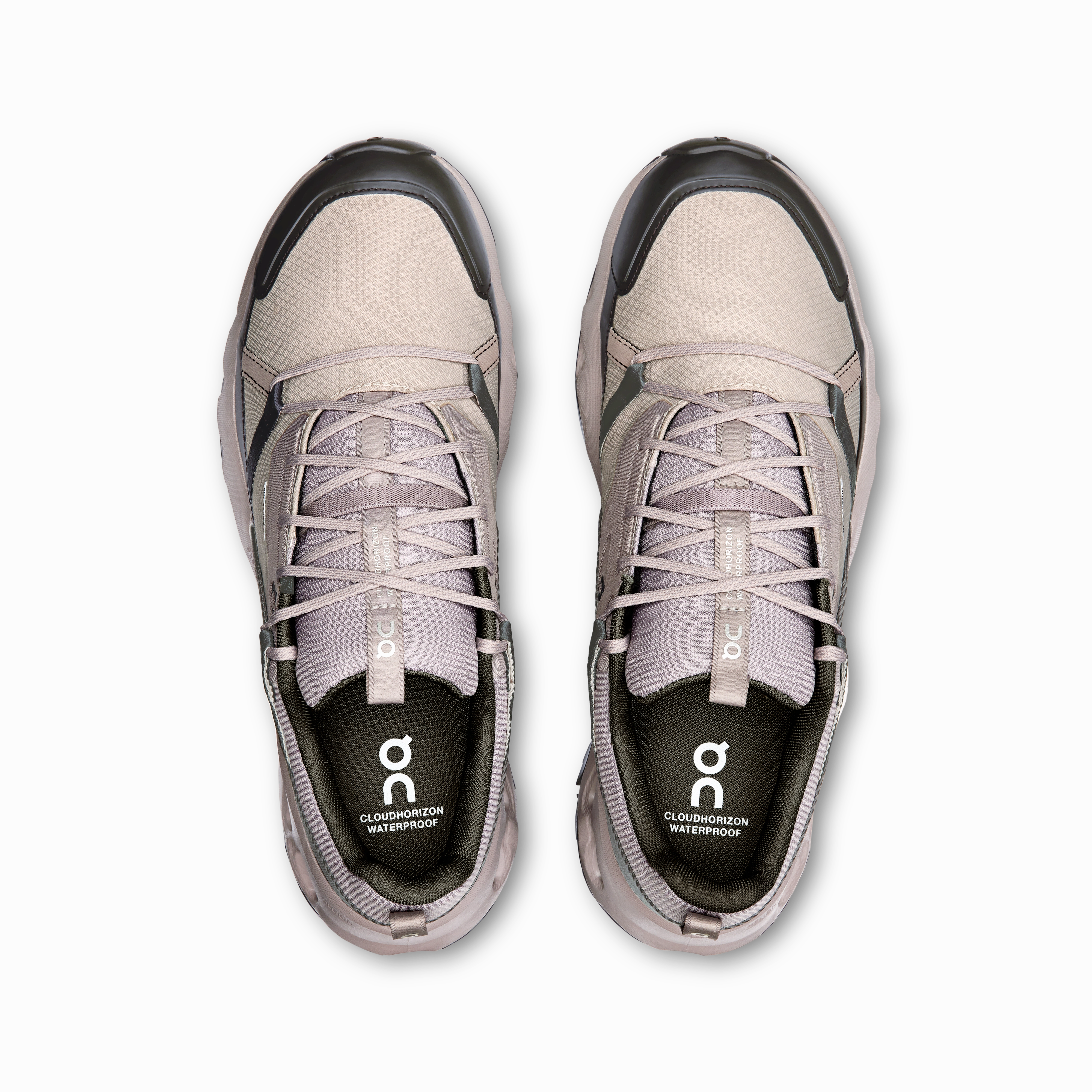 On Running Men's Cloudhorizon Waterproof Shoes - Fog / Thorn Woods Hiking Shoes