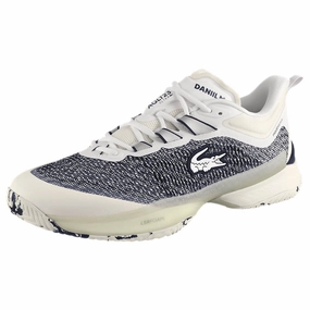 Memory Foam Tennis Shoes Lacoste Men's AG-LT23 Ultra Medvedev - Off White/Navy