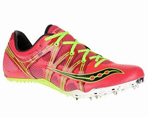 New Balance Speed Training Shoes Showdown Spike Shoe Coral/Citron 8 M Us