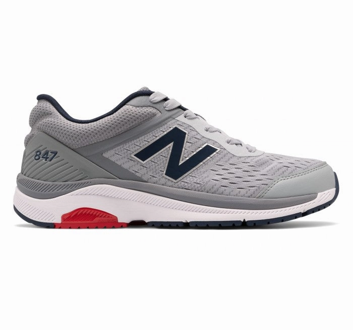 Mens New Balance 574 Core Men's New Balance 847v4, Silver Mink/Gunmetal, 9 D Medium
