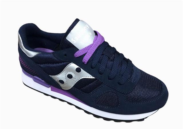 Sneakers Custom Saucony Original scarpa sneakers da donna Shadow S1108-797 blu-viola