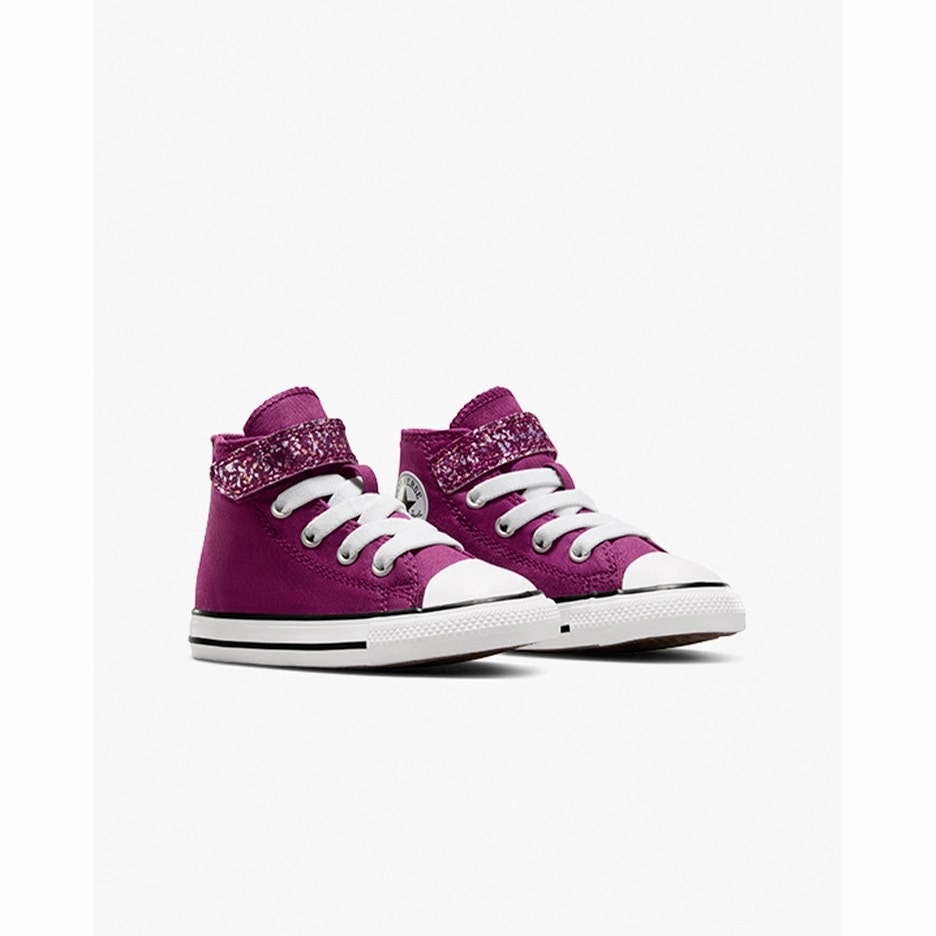 New Basketball Shoes Releasing Soon Converse Kids Chuck Taylor All Star 1v Glitter Violet Shoes
