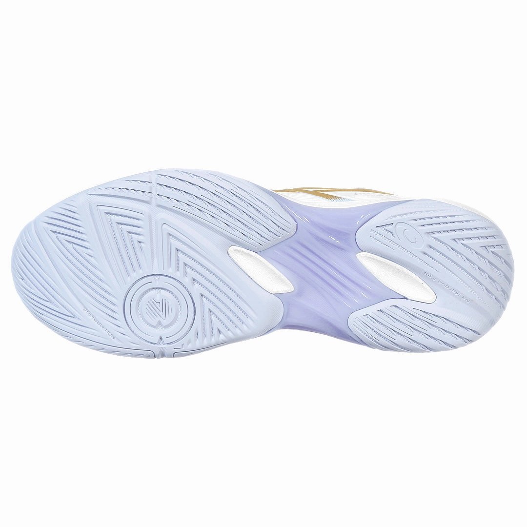 Asics Women's Gel-Rocket 12 - White/Champagne Do You Need Badminton Shoes