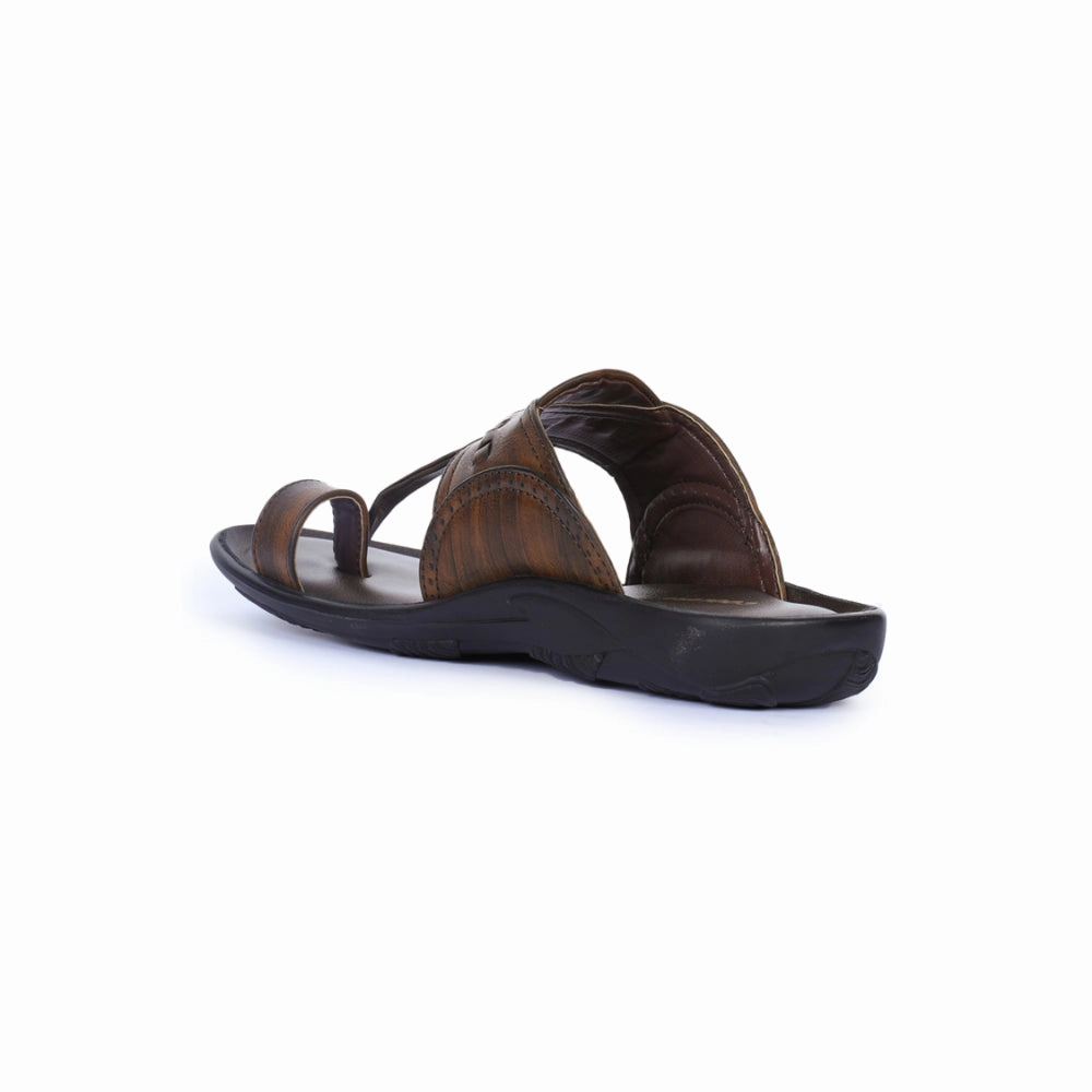 Coolers Casual Brown Toe Ring Slippers For Men  A17-04 By Liberty Sandals Naruto