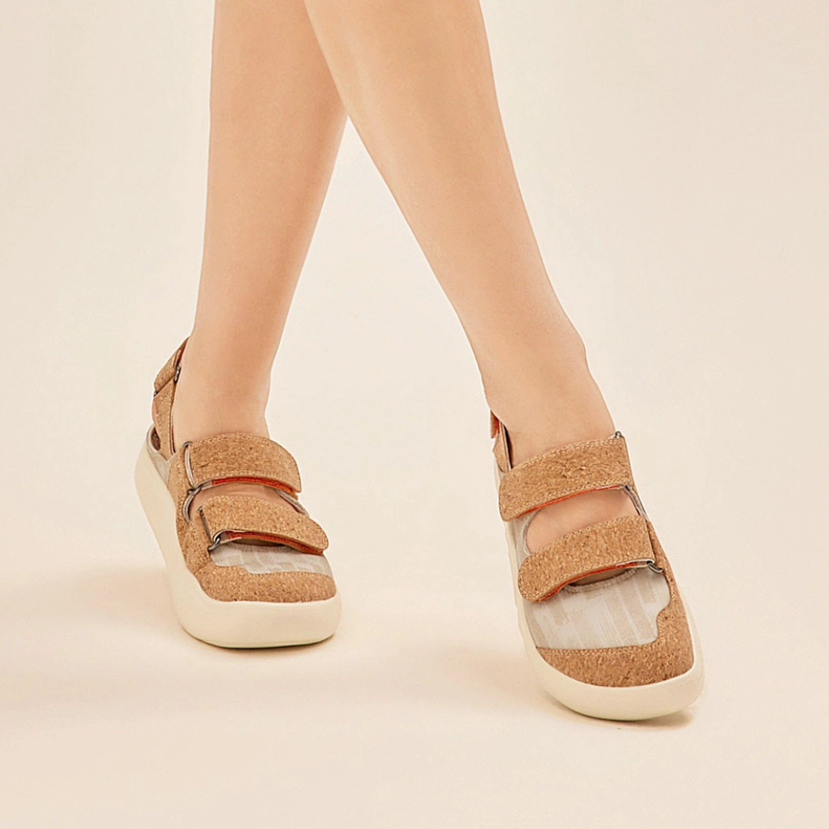 Teva Hurricane Sandals Cork Yellow Mahon III Women