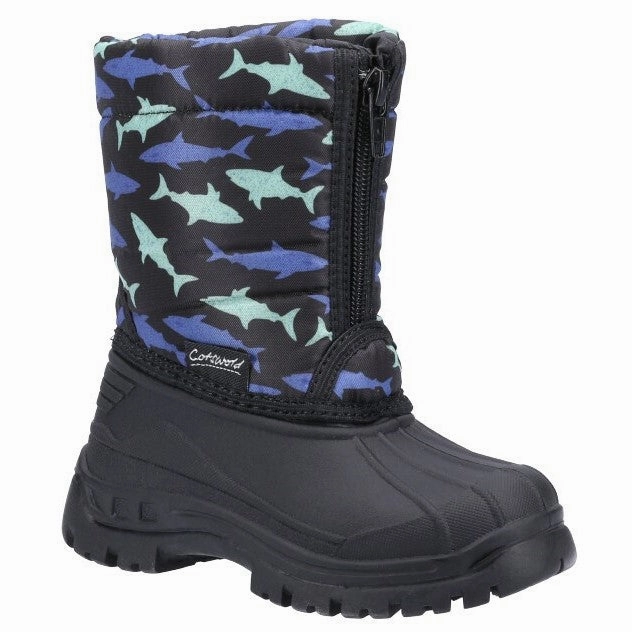Cotswold Iceberg Zip Snow Boot Easy Snow Boots