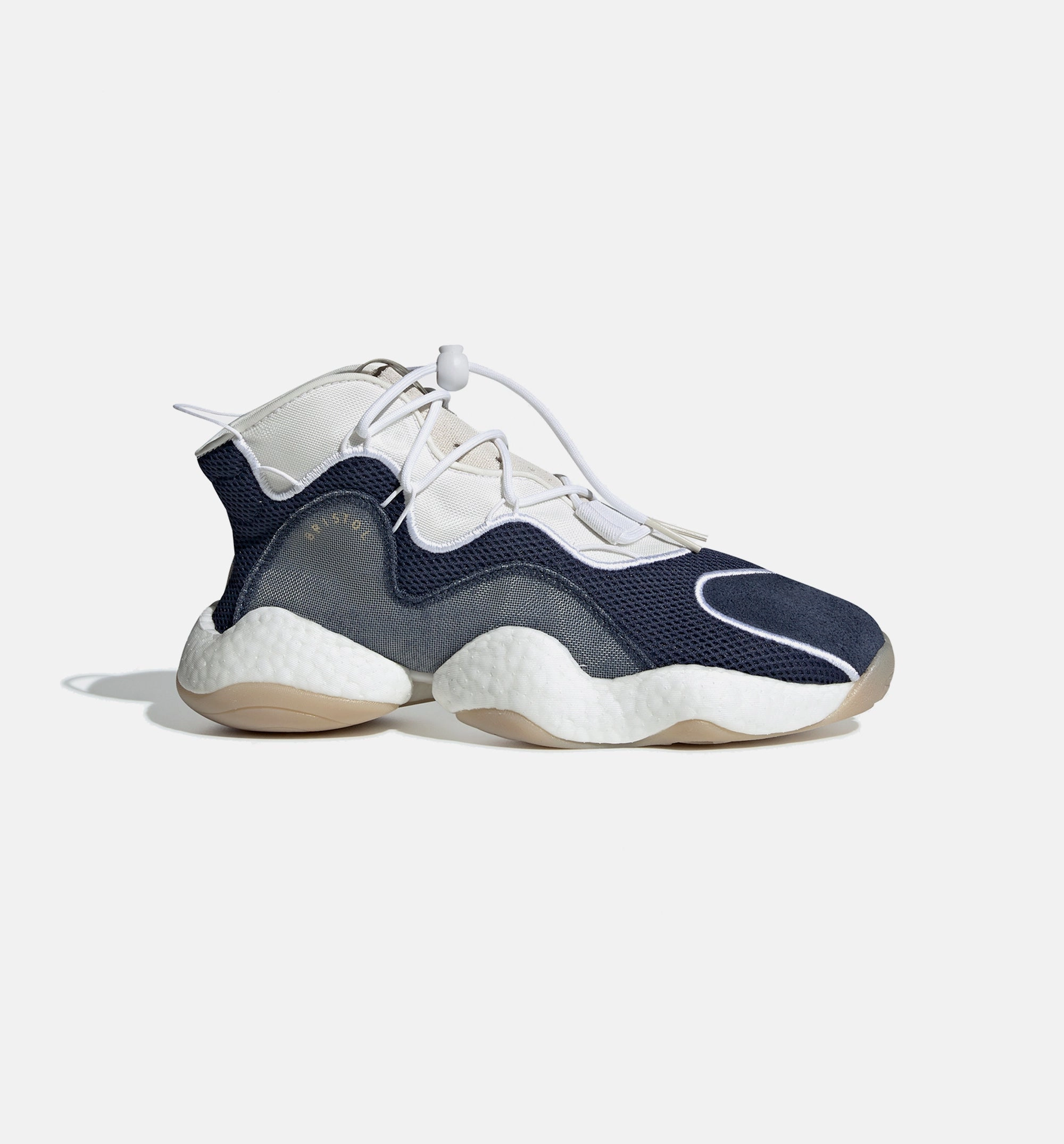 Crazy BYW Lvl 1 X Bristol Mens Shoe - Navy/Cloud White/Feather White Rapid Bounce Basketball
