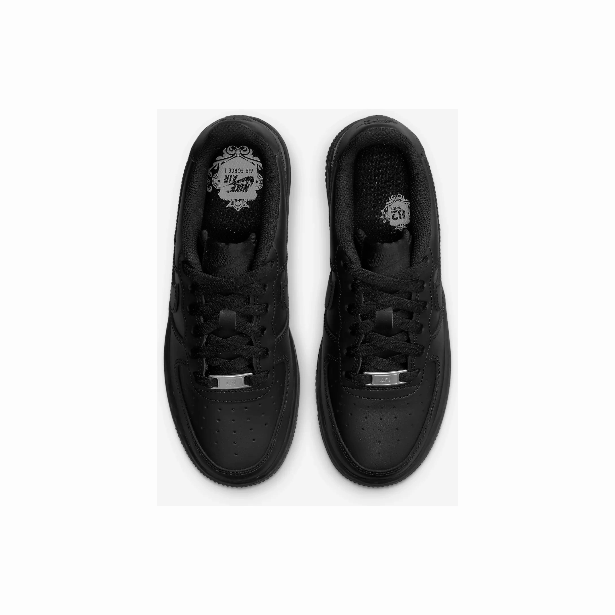 Nike Shoes Comfort Nike Kid's Air Force 1 LE Shoes - All Black