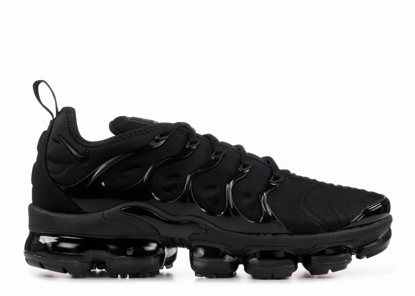 Men NIKE Air VaporMax Plus Triple Black Nike Collab Shoes