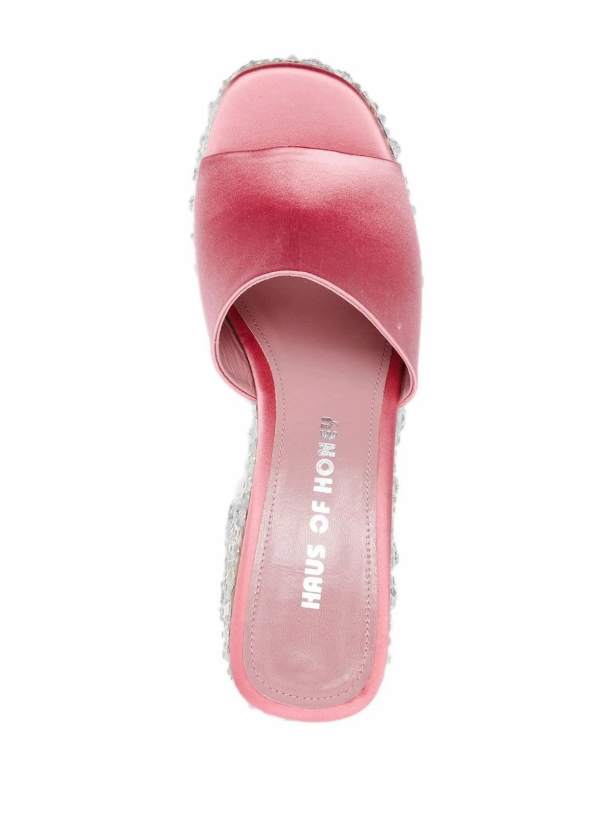 Royal Plantation Hotel Croco crystal-embellished 65mm platform sandals