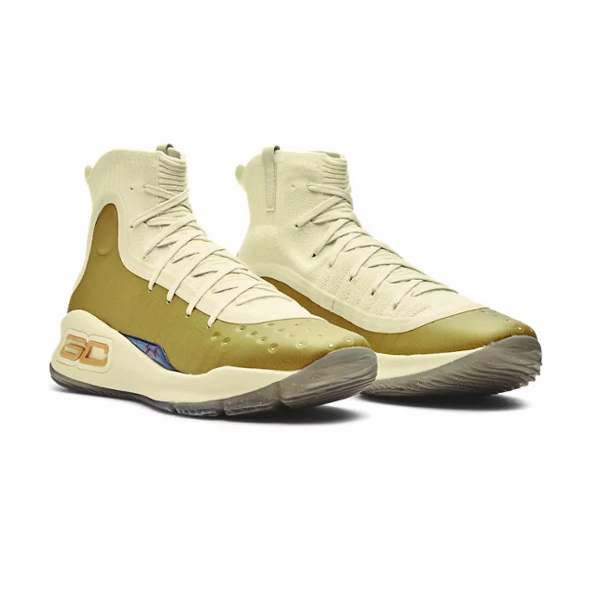 Usa Basketball Shoes Curry 4 Retro 'Lemon Ice Metallic Gold'