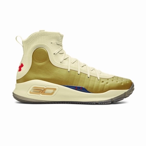 Curry 4 Retro 'Lemon Ice Metallic Gold' Basketball Shoes Uk Online Store
