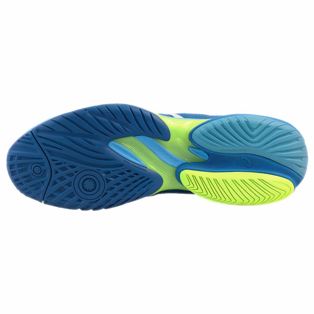 50s Tennis Shoes Asics Men's Court FF 3 Novak - Tuna Blue/White