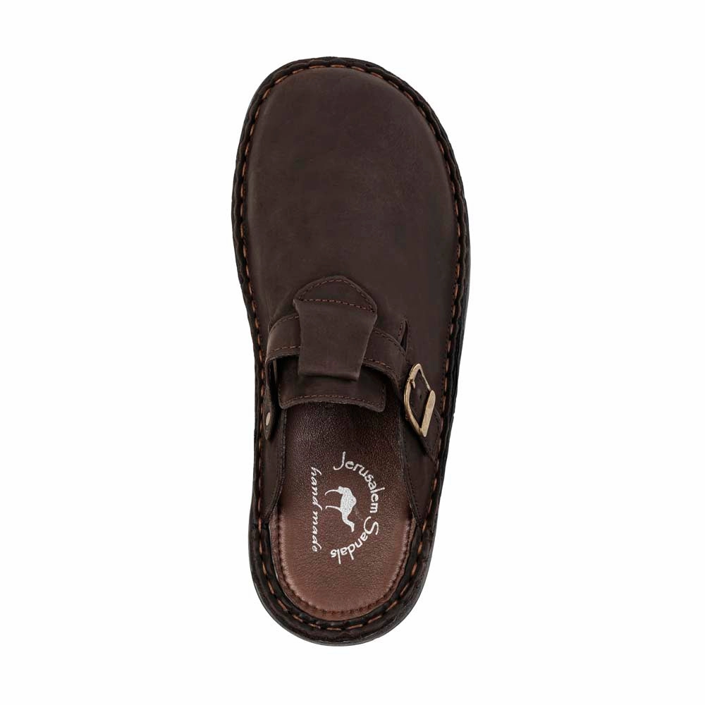 Chaco Sandals Sale Sawyer - Leather Clog-Toe Sandal | Brown Nubuck