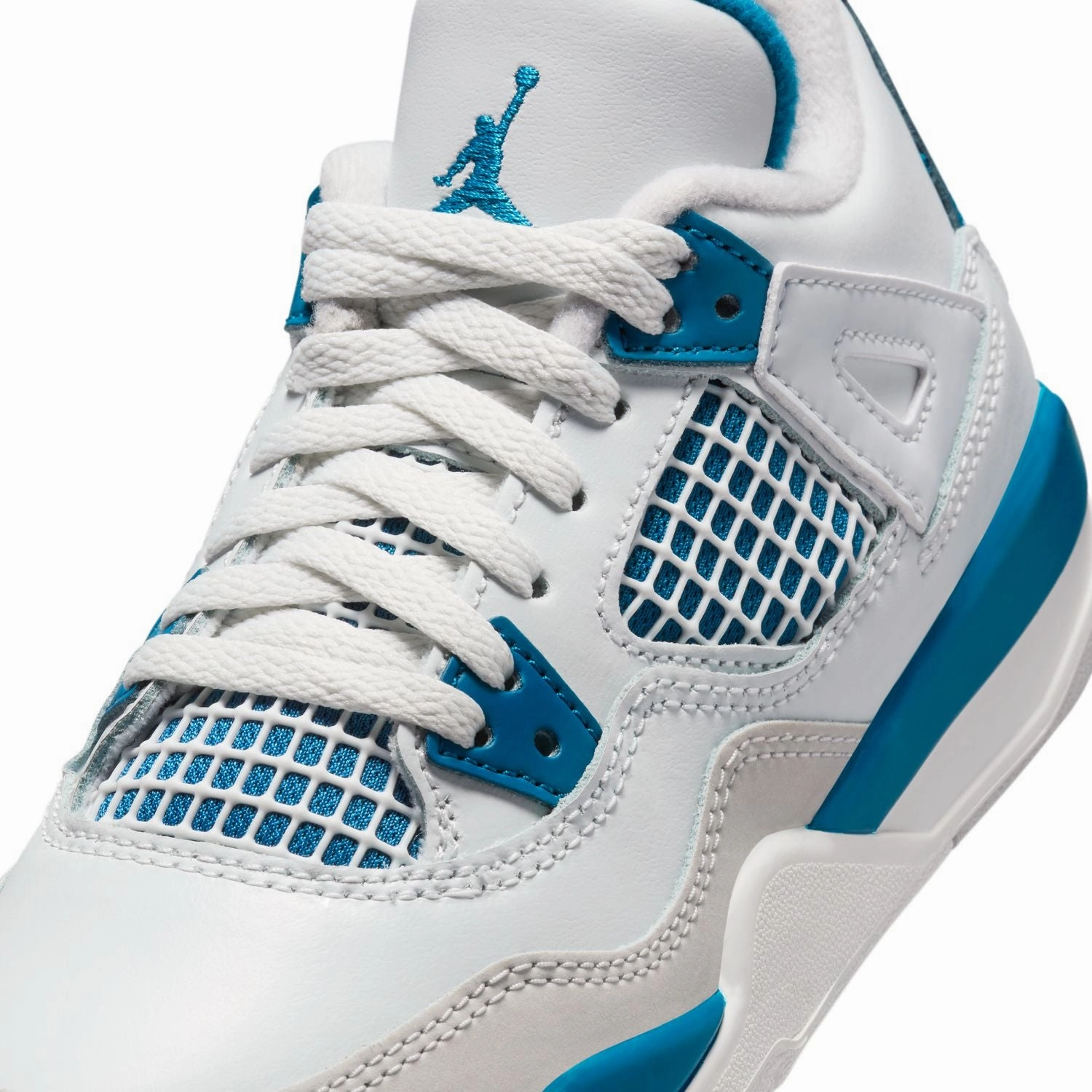 Kids Air Jordan 4 Retro 'Military Blue' Best Basketball Shoes With Cushion