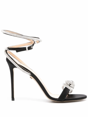 Sandals With Low Heels Double Bow 110mm sandals