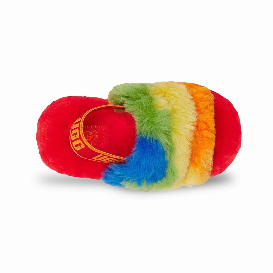 Sandals For Sale UGG - Kids' (Infant) Fluff Yeah Cali Collage Slippers (1119841I-RSTR)