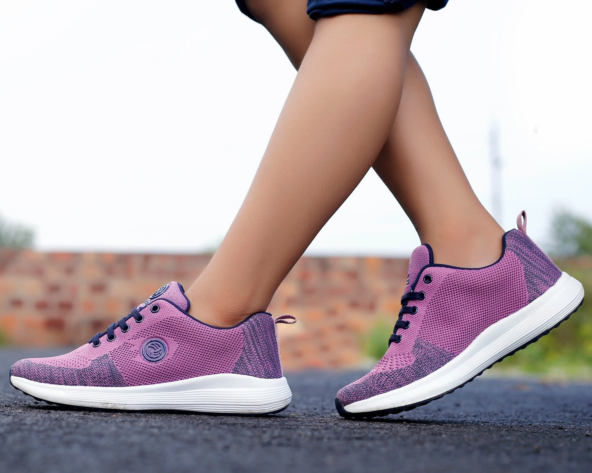 Bacca Bucci TOKYO Running Shoes for Women | Pink & Purple Women Walking Shoes Best Walking Shoe For Europe Best Walking Shoe For Flat Feet Best Walking Shoe For Heavy Best Walking